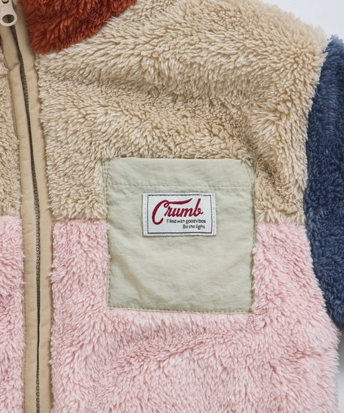 pairmanon（ペアマノン）の「【ましゅまろボア】洗える/軽い/ふんわり ユニセックス 配色ボアフリースブルゾン（ブルゾン・キッズ・ベージュ系その他/ブルー系その他/その他/ピンク系その他・100/110/120/130/140/150/90）」の22枚目の写真