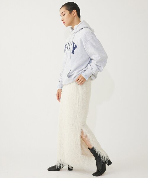THE PAUSE（ザ ポーズ）の「【THE PAUSE】ラメフリンジスカート（スカート・レディース・アイボリー/ブラウン・FREE）」の5枚目の写真