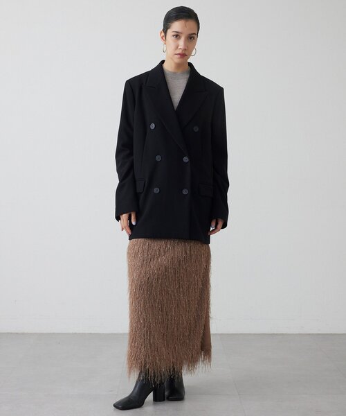 THE PAUSE（ザ ポーズ）の「【THE PAUSE】ラメフリンジスカート（スカート・レディース・アイボリー/ブラウン・FREE）」の18枚目の写真