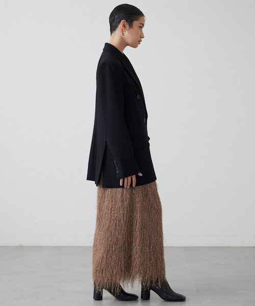 THE PAUSE（ザ ポーズ）の「【THE PAUSE】ラメフリンジスカート（スカート・レディース・アイボリー/ブラウン・FREE）」の21枚目の写真