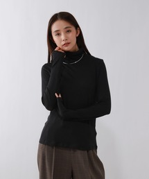 GLOBAL WORK | Fffit エフィット/温度調節ストレッチハイネックTシャツ長袖/580816(Tシャツ/カットソー)