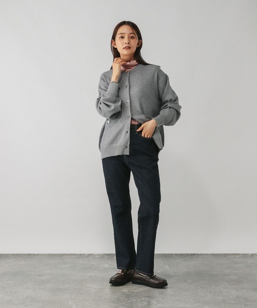 GLOBAL WORK（グローバルワーク）の「Fffit エフィット/温度調節ストレッチハイネックTシャツ長袖/580816（Tシャツ/カットソー・レディース・ブラウン系その他6/チャコールグレー/オフホワイト/ピンク系その他6/ホワイト/ブラック・X-LARGE/SMALL/LARGE/MEDIUM）」の13枚目の写真