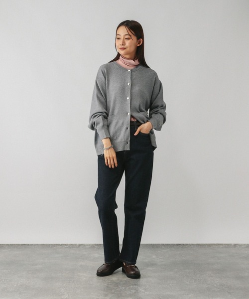 GLOBAL WORK（グローバルワーク）の「Fffit エフィット/温度調節ストレッチハイネックTシャツ長袖/580816（Tシャツ/カットソー・レディース・ブラウン系その他6/チャコールグレー/オフホワイト/ピンク系その他6/ホワイト/ブラック・X-LARGE/SMALL/LARGE/MEDIUM）」の12枚目の写真