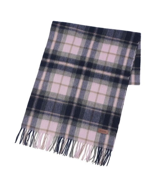 MACKINTOSH PHILOSOPHY（ﾏｯｷﾝﾄｯｼｭ ﾌｨﾛｿﾌｨｰ）の「ウォッシャブルカシミヤハウスチェックマフラー（マフラー・レディース・ベージュ/ピンク系その他2・FREE）」の6枚目の写真