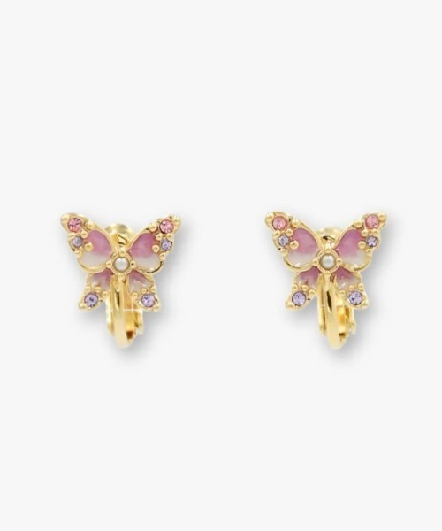 ANNA SUI(アナスイ)の「蝶モチーフ イヤリング(イヤリング・レディース・パープル/レッド・ONE SIZE)」の13枚目の写真