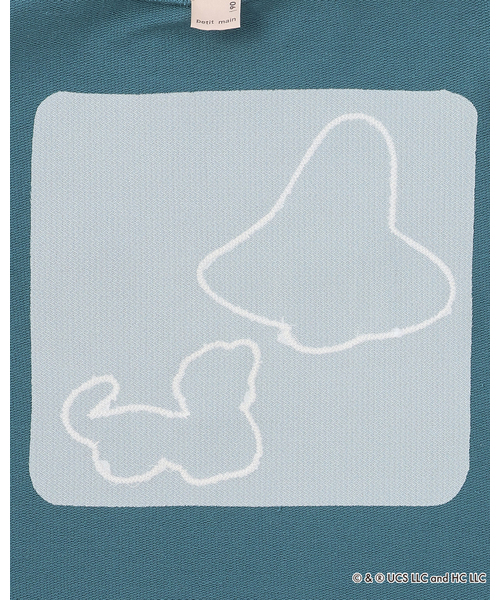 petit main（プティマイン）の「【おさるのジョージ】重ね着長袖トレーナー（スウェット・キッズ・ブルーグリーン/チャコール/ホワイト系その他・130cm/110cm/120cm/100cm/80ｃｍ/90cm）」の16枚目の写真