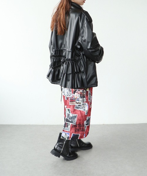 Cepica（セピカ）の「フォトプリントアイラインスカート（スカート・レディース・レッド・FREE）」の4枚目の写真