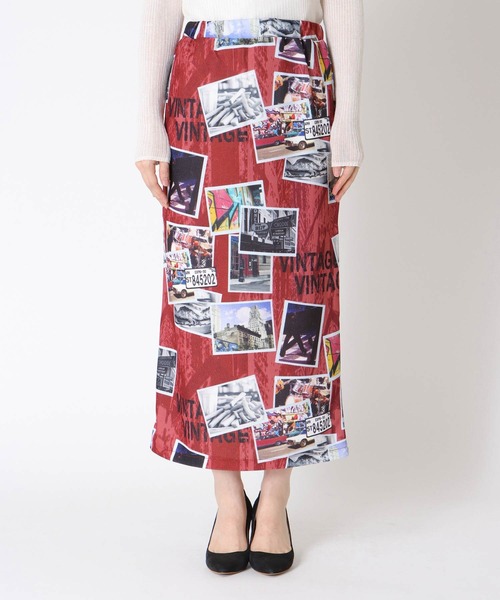 Cepica（セピカ）の「フォトプリントアイラインスカート（スカート・レディース・レッド・FREE）」の9枚目の写真