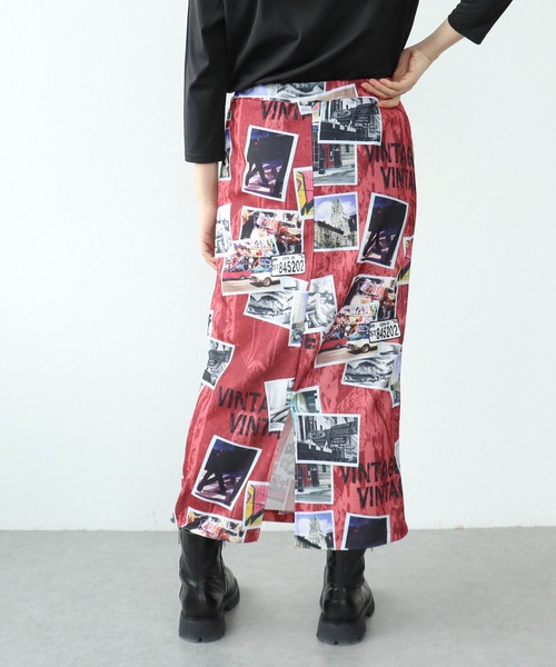 Cepica（セピカ）の「フォトプリントアイラインスカート（スカート・レディース・レッド・FREE）」の8枚目の写真