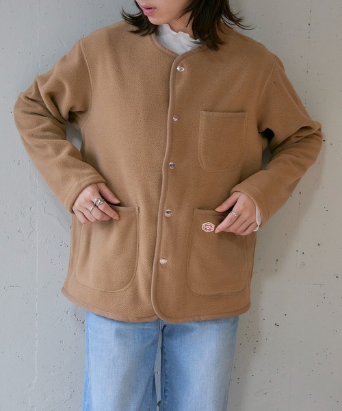 Vincent et Mireille（バンソンエミレイユ）の「【Vincent et Mireille】FLEECE CARDIGAN（カーディガン/ボレロ・レディース・ブラック/ベージュ・36）」の13枚目の写真