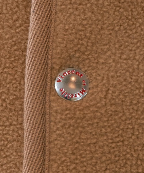 Vincent et Mireille（バンソンエミレイユ）の「【Vincent et Mireille】FLEECE CARDIGAN（カーディガン/ボレロ・レディース・ブラック/ベージュ・36）」の21枚目の写真