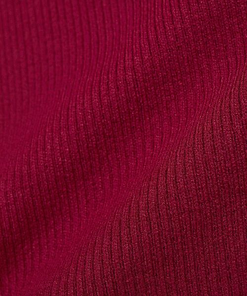 earth music&ecology(アースミュージックアンドエコロジー)の「レンチング(TM)エコヴェロ(TM)(リブタートル)(ニット/セーター・レディース・レッド/ブラウン/ブラック/アイボリー/グレー/その他7・S/M)」の13枚目の写真