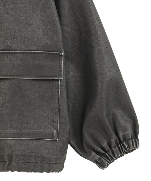 ELENCARE DUE（エレンカーレデュエ）の「・ELENCARE DUE 合成皮革ブルゾン（ブルゾン・レディース・ブラック/ブラウン/ボルドー・FREE）」の20枚目の写真