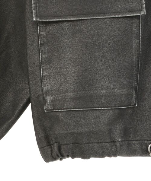 ELENCARE DUE（エレンカーレデュエ）の「・ELENCARE DUE 合成皮革ブルゾン（ブルゾン・レディース・ブラック/ブラウン/ボルドー・FREE）」の21枚目の写真