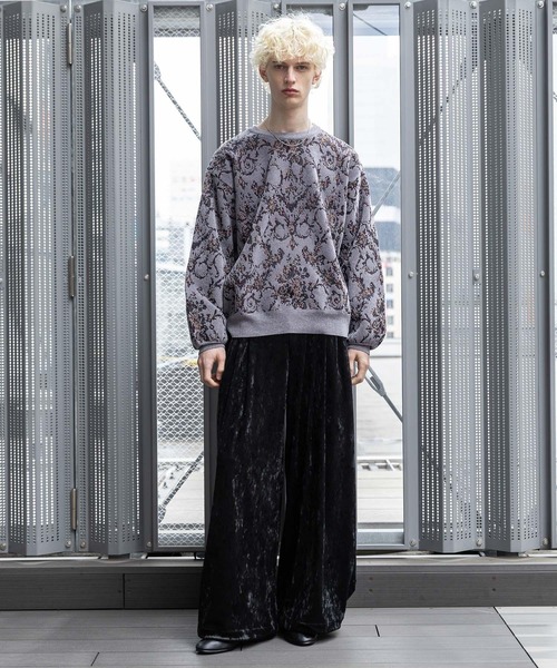 HARE（ハレ）の「【SET UP対応】クラッシュベロアボリュームパンツ(HARE)（その他パンツ・メンズ・ブラック/ブラウン・SMALL/MEDIUM）」の3枚目の写真