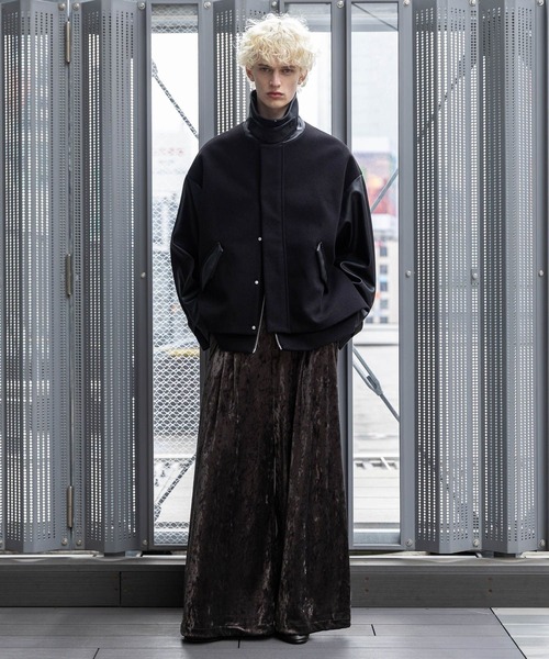 HARE（ハレ）の「【SET UP対応】クラッシュベロアボリュームパンツ(HARE)（その他パンツ・メンズ・ブラック/ブラウン・SMALL/MEDIUM）」の6枚目の写真