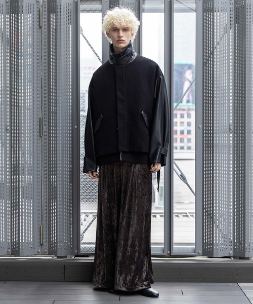 HARE（ハレ）の「【SET UP対応】クラッシュベロアボリュームパンツ(HARE)（その他パンツ・メンズ・ブラック/ブラウン・SMALL/MEDIUM）」の7枚目の写真