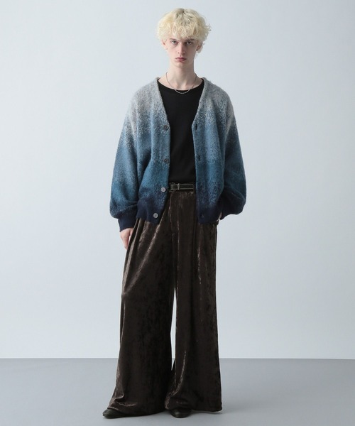 HARE（ハレ）の「【SET UP対応】クラッシュベロアボリュームパンツ(HARE)（その他パンツ・メンズ・ブラック/ブラウン・SMALL/MEDIUM）」の10枚目の写真