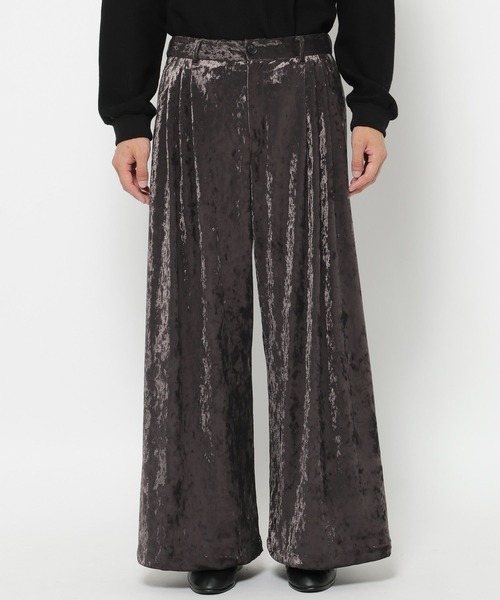 HARE（ハレ）の「【SET UP対応】クラッシュベロアボリュームパンツ(HARE)（その他パンツ・メンズ・ブラック/ブラウン・SMALL/MEDIUM）」の18枚目の写真