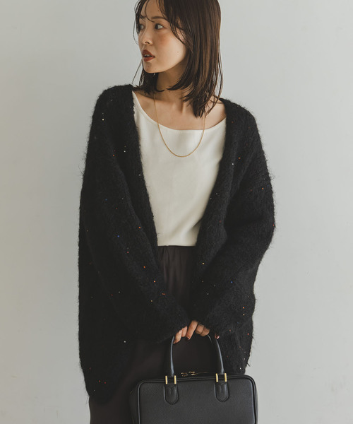 セール】COUTURE D'ADAM/クチュールドアダム Sequin Fluffy Knit