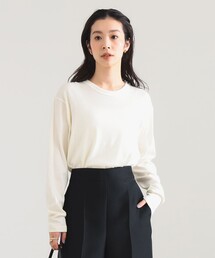 【7/24値下げ】SLOANE / 天竺 クルーネック ロングスリーブ Tシャツ