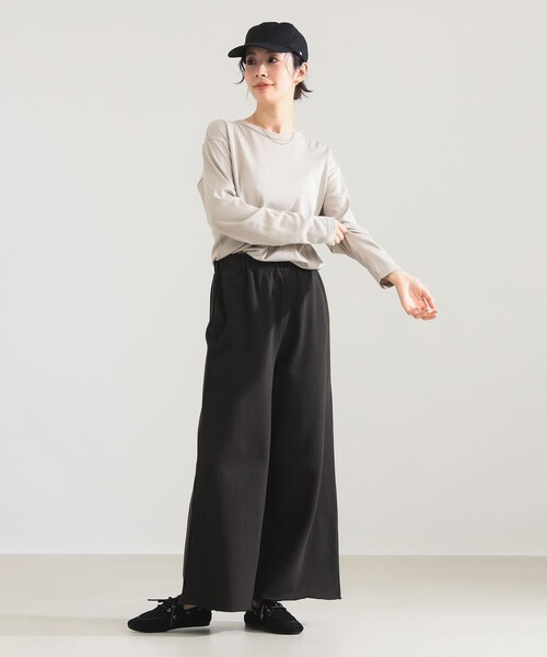 Demi-Luxe BEAMS(デミルクス ビームス)の「【7/24値下げ】SLOANE / 天竺 クルーネック ロングスリーブ Tシャツ(Tシャツ/カットソー・レディース・ブラック/オフホワイト/ブラック系その他3・1/2)」の15枚目の写真