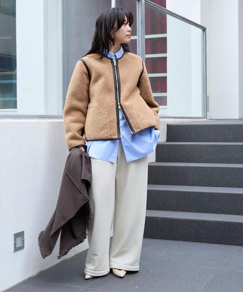 Traditional Weatherwear(トラディショナルウェザーウェア)の「【Traditional Weatherwear】エコムートンリバーシブルジャケット(その他アウター・レディース・ブラック・34)」の3枚目の写真