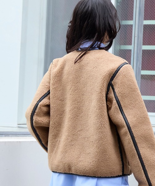 Traditional Weatherwear(トラディショナルウェザーウェア)の「【Traditional Weatherwear】エコムートンリバーシブルジャケット(その他アウター・レディース・ブラック・34)」の10枚目の写真