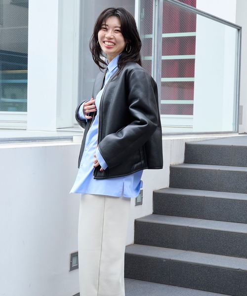 Traditional Weatherwear(トラディショナルウェザーウェア)の「【Traditional Weatherwear】エコムートンリバーシブルジャケット(その他アウター・レディース・ブラック・34)」の16枚目の写真