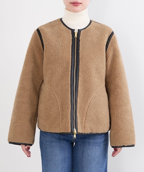 Traditional Weatherwear(トラディショナルウェザーウェア)の「【Traditional Weatherwear】エコムートンリバーシブルジャケット(その他アウター・レディース・ブラック・34)」の22枚目の写真