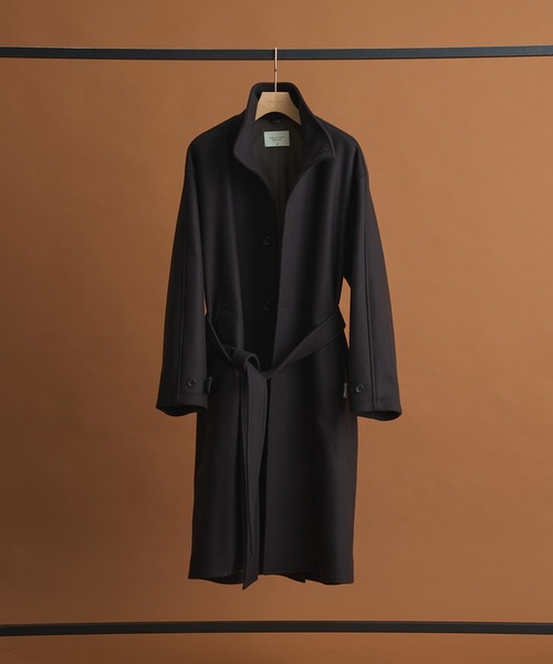 Super140s マルチウェイ メルトンオーバーサイズスタンドコート