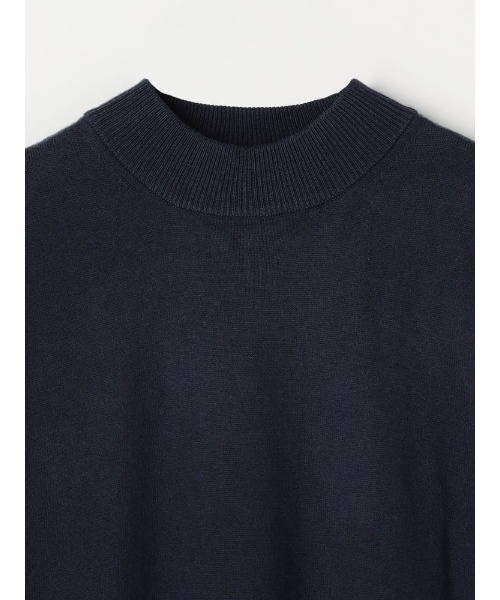 Perfect Suit FActory（パーフェクトスーツファクトリー）の「コットン×カシミヤ　モックネックニット　ブラウン/グリーン/ネイビー（ニット/セーター・メンズ・ネイビー/ダークブラウン/グリーン・M/L/LL）」の20枚目の写真