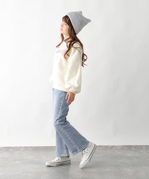 セール】あったかスゴラクフレアパンツ/581333（デニムパンツ