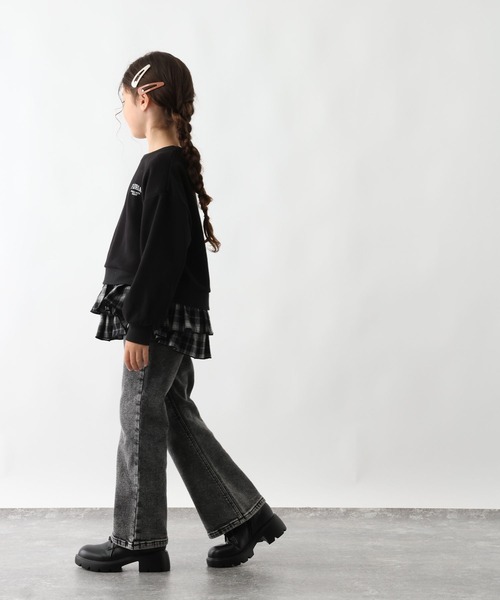 あったかスゴラクフレアパンツ/581333（デニムパンツ）｜GLOBAL WORK