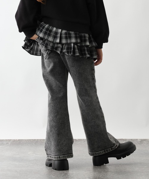 あったかスゴラクフレアパンツ/581333（デニムパンツ）｜GLOBAL WORK
