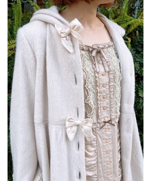 セール】ケミカルレース使いミディワンピース（ワンピース）｜PINK