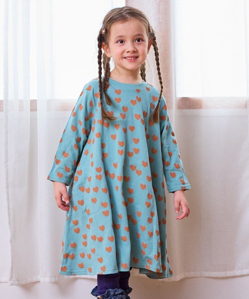 MARKEY'S（マーキーズ）の「キャンディーペーパー長袖ワンピース（ワンピース・キッズ・ブラック系その他/グレー系その他/ピンク系その他/ホワイト系その他/ブルー系その他/グリーン系その他・80/90/95/100/110/120/130/140）」の4枚目の写真