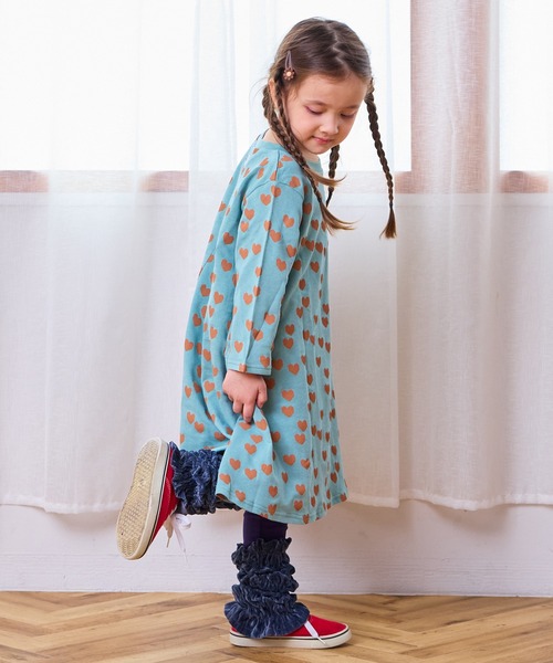 MARKEY'S（マーキーズ）の「キャンディーペーパー長袖ワンピース（ワンピース・キッズ・ブラック系その他/グレー系その他/ピンク系その他/ホワイト系その他/ブルー系その他/グリーン系その他・80/90/95/100/110/120/130/140）」の11枚目の写真