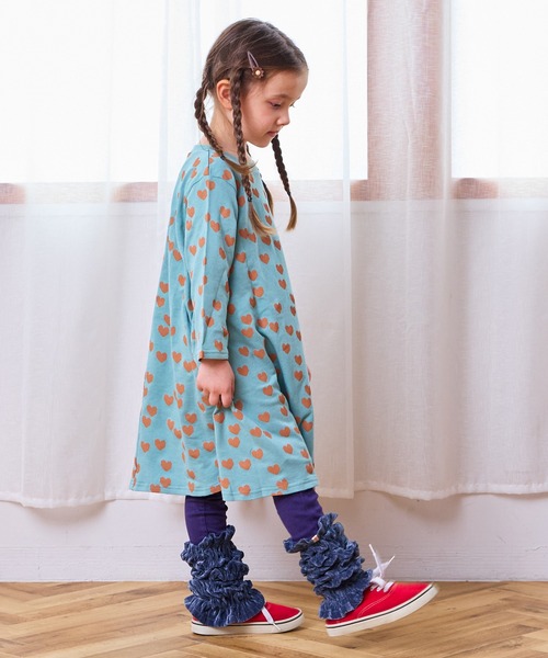 MARKEY'S（マーキーズ）の「キャンディーペーパー長袖ワンピース（ワンピース・キッズ・ブラック系その他/グレー系その他/ピンク系その他/ホワイト系その他/ブルー系その他/グリーン系その他・80/90/95/100/110/120/130/140）」の12枚目の写真