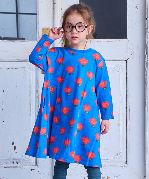 MARKEY'S（マーキーズ）の「キャンディーペーパー長袖ワンピース（ワンピース・キッズ・ブラック系その他/グレー系その他/ピンク系その他/ホワイト系その他/ブルー系その他/グリーン系その他・80/90/95/100/110/120/130/140）」の15枚目の写真