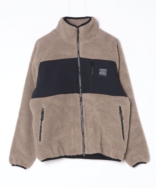 Quiksilver（クイックシルバー）の「クイックシルバー QUIKSILVER BOA JACKET（ブルゾン・メンズ・ブラック/オフホワイト/カーキ・L/LL/S/M）」の3枚目の写真