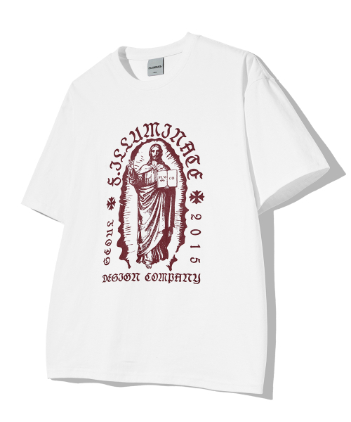 F.ILLUMINATE(フィルミネイト)の「パイオニアラウンドTシャツ-ホワイト(Tシャツ/カットソー・レディース・その他・SMALL/MEDIUM)」の1枚目の写真