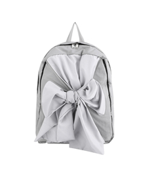 IUGAMAKARAS（イウガマカラス）の「Knotted Backpack Type B (Nylon-silver)（バックパック/リュック）」