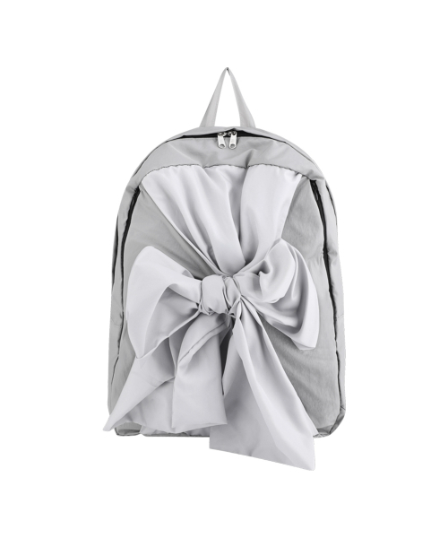 IUGAMAKARAS(イウガマカラス)の「Knotted Backpack Type B (Nylon-silver)(バックパック/リュック・レディース・その他・FREE)」の1枚目の写真