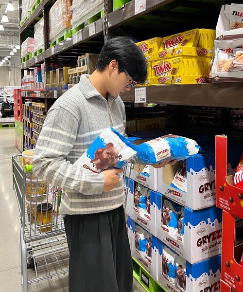TRIP LE SENS(トリップ ル センス)の「ペンダントストライプハーフジップニット_グレー(ニット/セーター・メンズ・その他・MEDIUM/LARGE)」の5枚目の写真