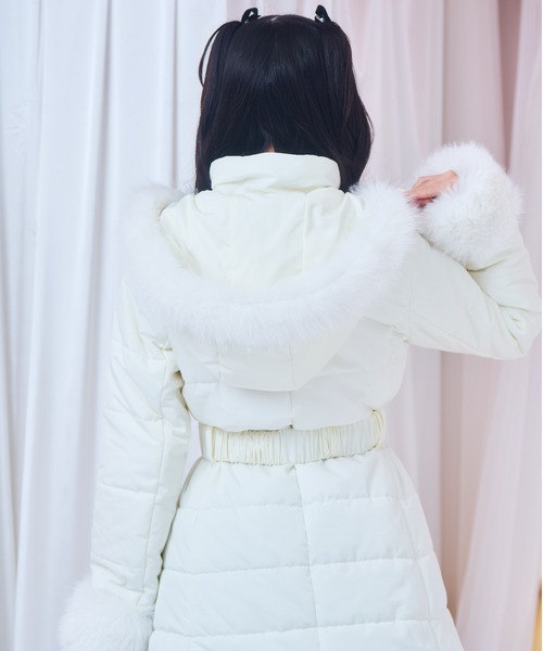 ReAmour ガーリーダウンコート ブラック ガーリーダウンコート（ダウンジャケット/コート）｜ReAmour