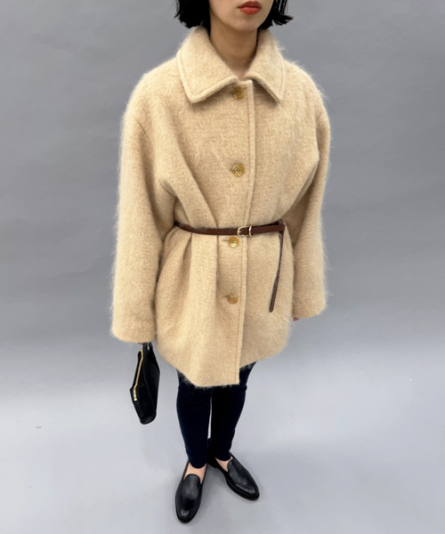 EDIT. FOR LULU（エディットフォールル）の「LULU leather belt slim（ベルト・レディース・ブラウン・FREE）」の3枚目の写真