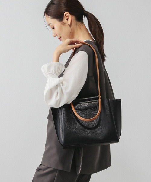 GLOBAL WORK（グローバルワーク）の「スペ軽2WAYトートＳ/612319（トートバッグ・レディース・ベージュ/ピンク/ブラック系その他/ブラック/ホワイト系その他7・ONE SIZE）」の10枚目の写真