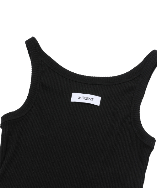 MUCENT(ムセント)の「エババックディテールクルミクロップスリーブレスナシ(2カラー)(Tシャツ/カットソー・レディース・ブラック/ホワイト・FREE)」の10枚目の写真