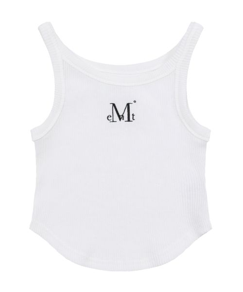 MUCENT(ムセント)の「エババックディテールクルミクロップスリーブレスナシ(2カラー)(Tシャツ/カットソー・レディース・ブラック/ホワイト・FREE)」の11枚目の写真